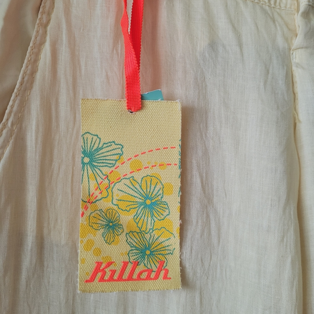Y2K Killah Deadstock Low Rise Cotton Pants Yellow 28 - Picture 4 of 15